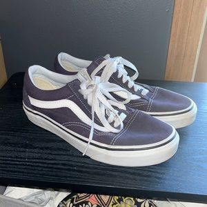 Purple old skool vans
